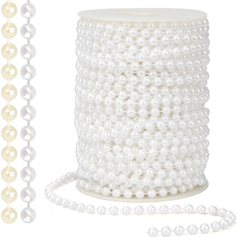 Pearl Trim Chain - Chaîne de perles d'imitation ABS 2/5m,