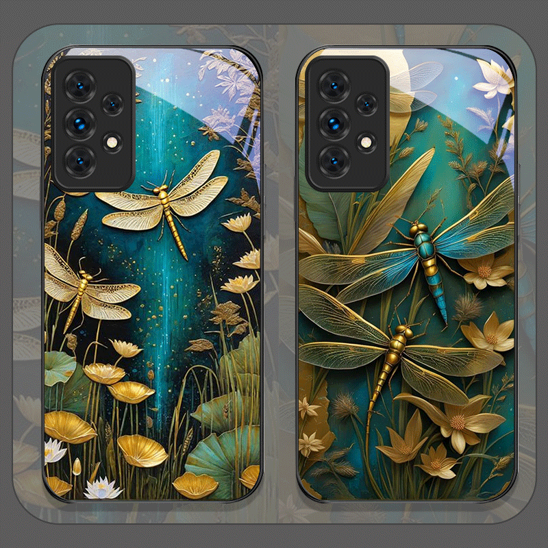 Embroidery Embellishments - Coque de téléphone en verre trempé