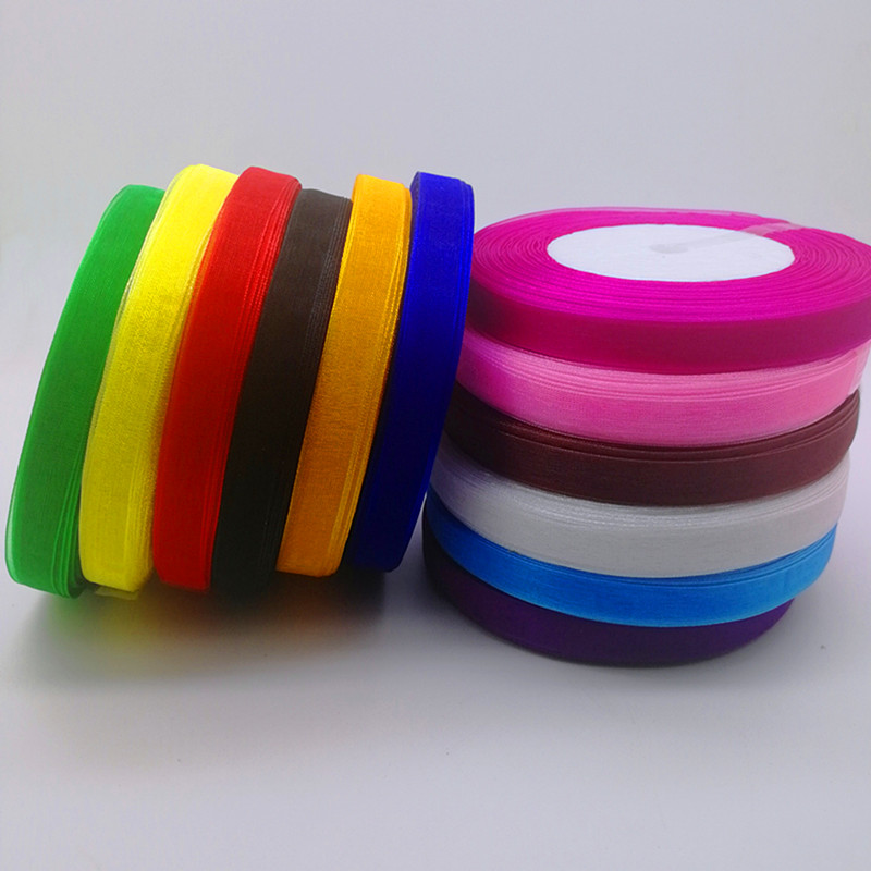 Organza Ribbon Spool - Bobine de ruban en Organza transparent