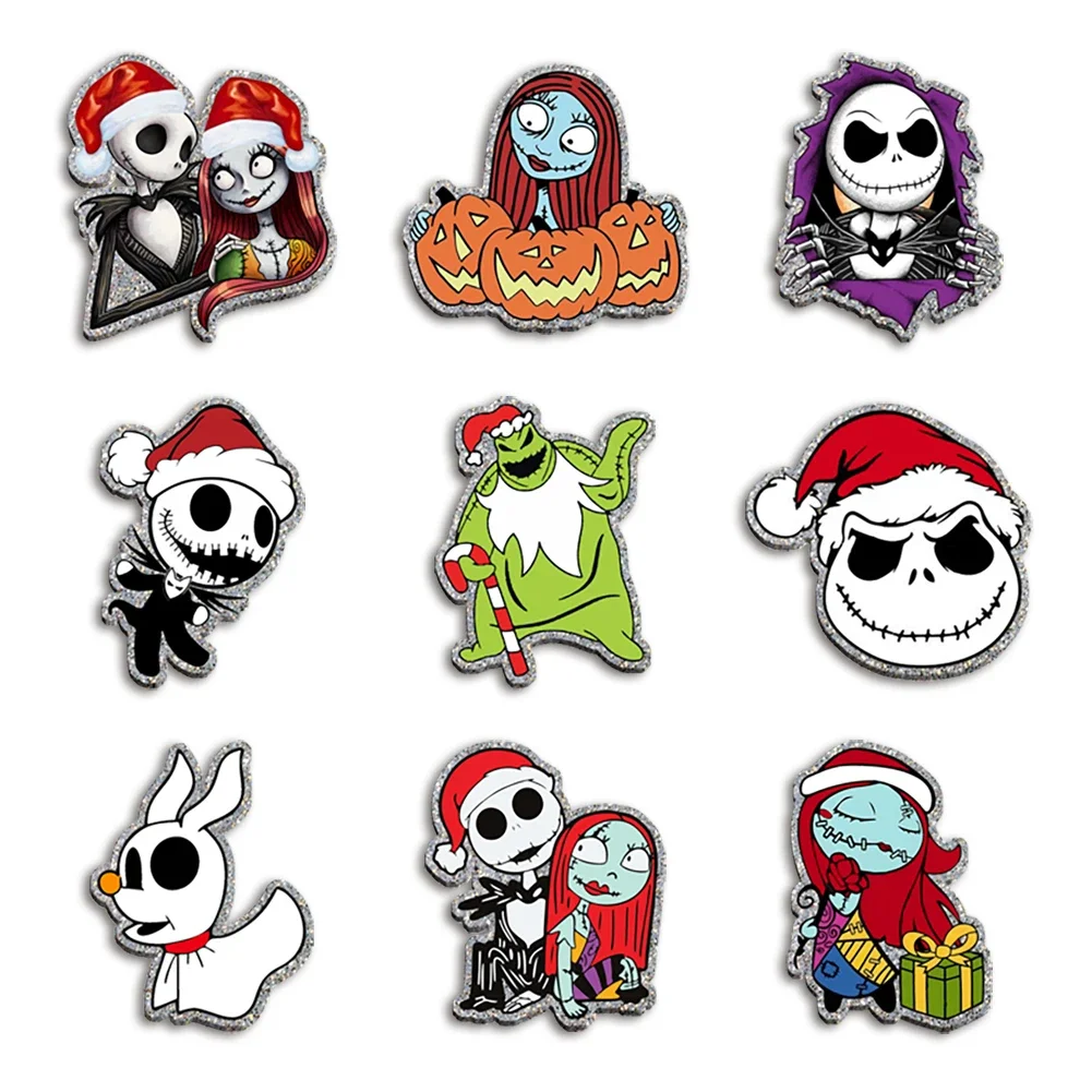 Christmas Craft Embellishment - Jack Sally Glitter Acrylique Flatback Communautés