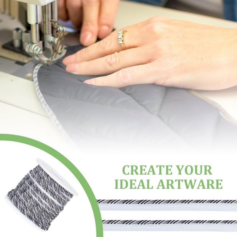 Bordure de Jules torsadée noir - Cord Trim Twisted avis et prix