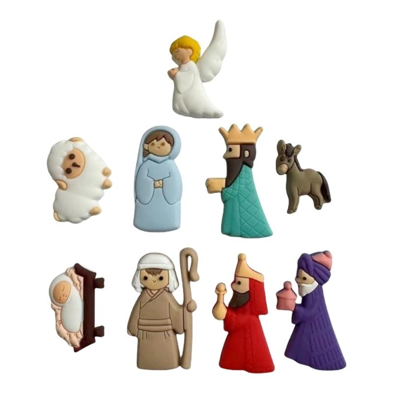 G6KF 9PCS / Set Nativity Scene - Christmas Craft Embellishment avis et prix