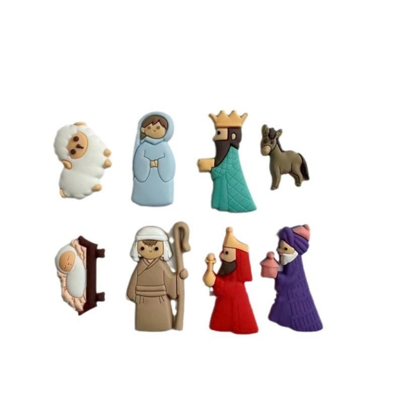 G6KF 9PCS / Set Nativity Scene - Christmas Craft Embellishment avis et prix
