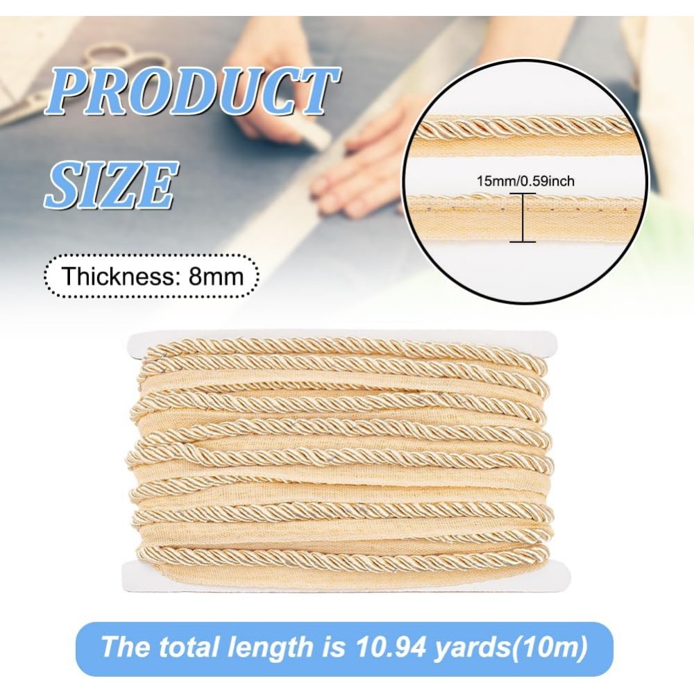 Garniture torsadée Jules rette - Cord Trim Twisted avis et prix