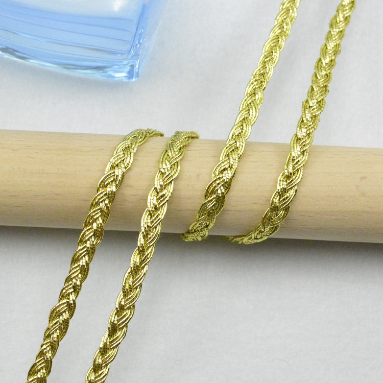Ruban tressé doré métallique d - Cord Trim Twisted avis et prix