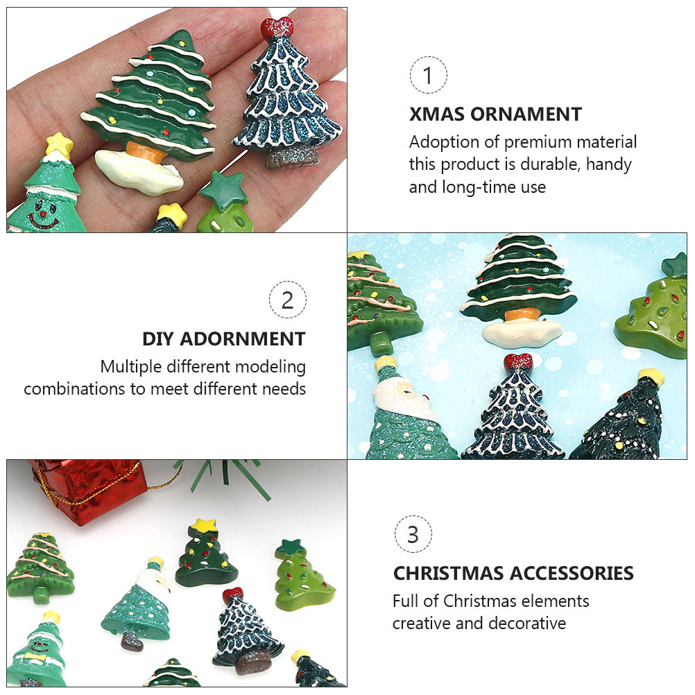 Lot de 20 décorations de Noël  - Christmas Craft Embellishment avis et prix