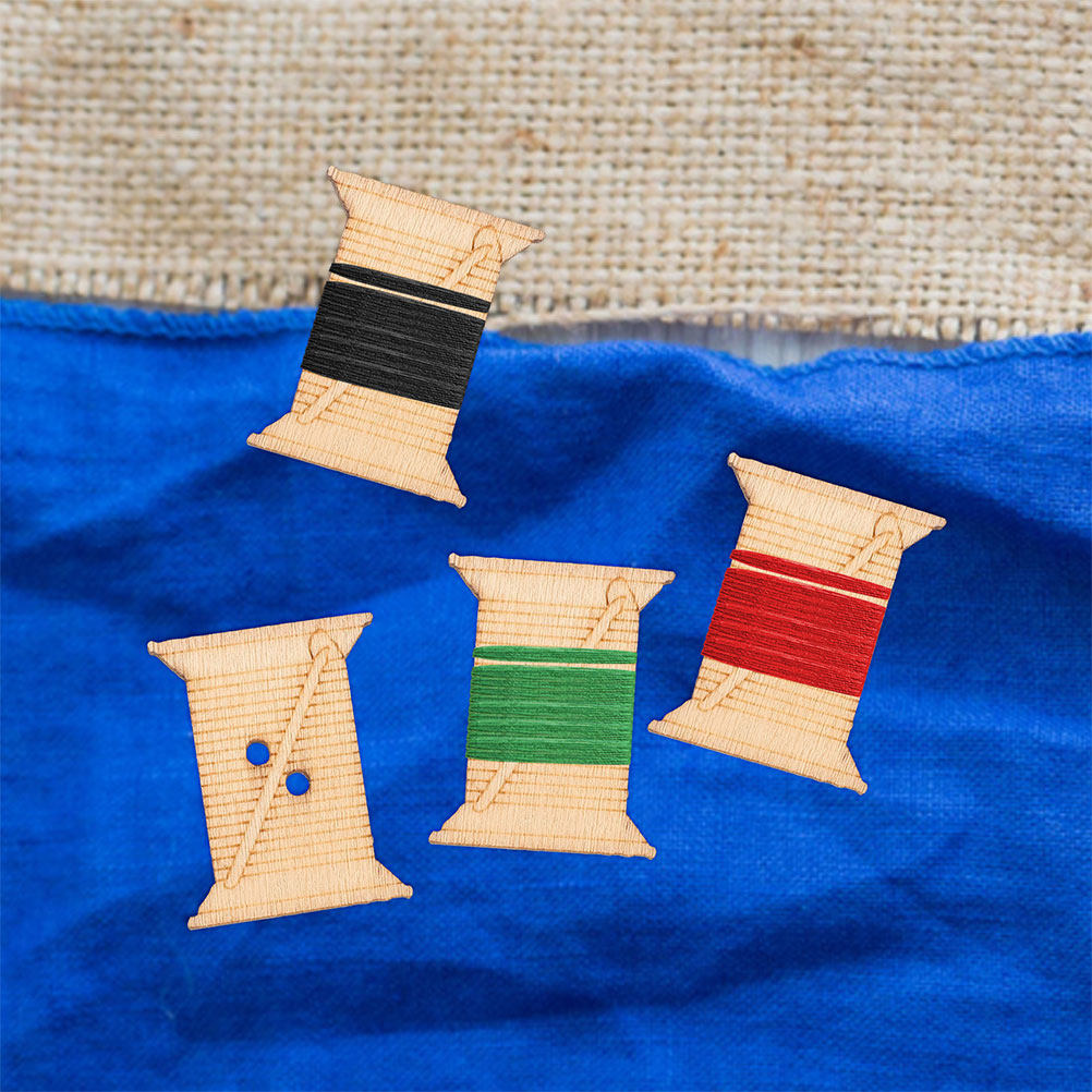 100 bobines en bois pour fil à - Embroidery Embellishments avis et prix